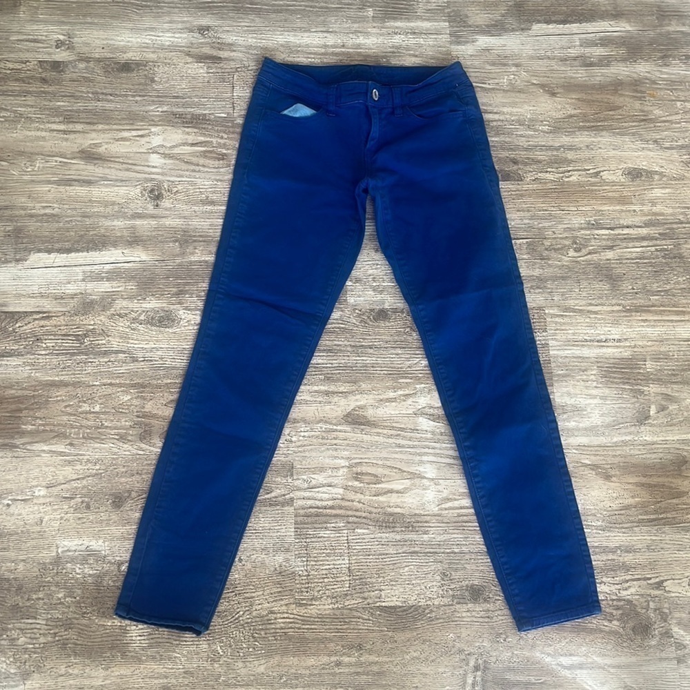 American Eagle Stretch Blue Jegging Size 4